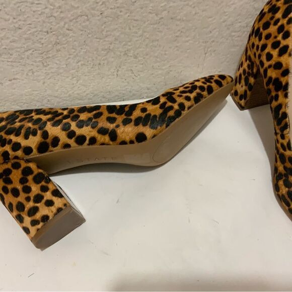 New with box 1.STATE HALEE 2 PUMP COW HAIR FUR~ 12 M - Picture 3 of 12